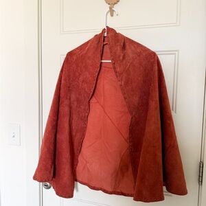Chico's Rust Cape Jacket